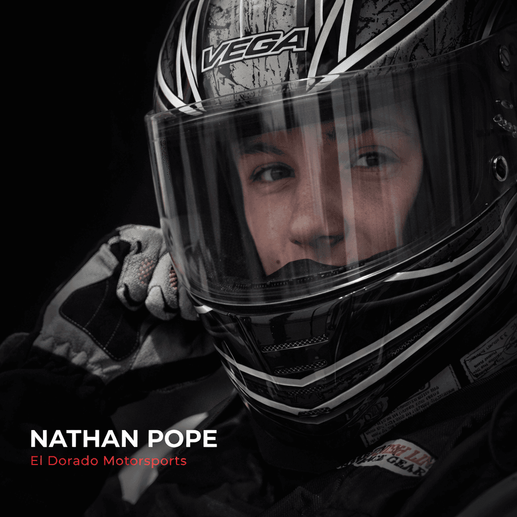 Helmet visor closeup